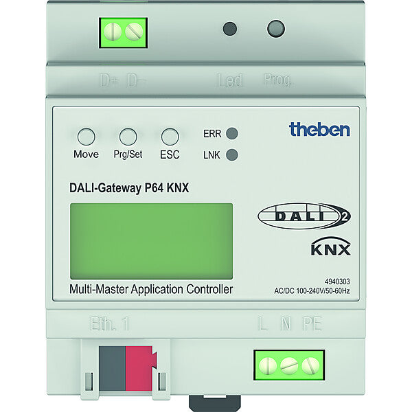 Theben Application-Controller Multi-Master DALI Gateway P64 KNX